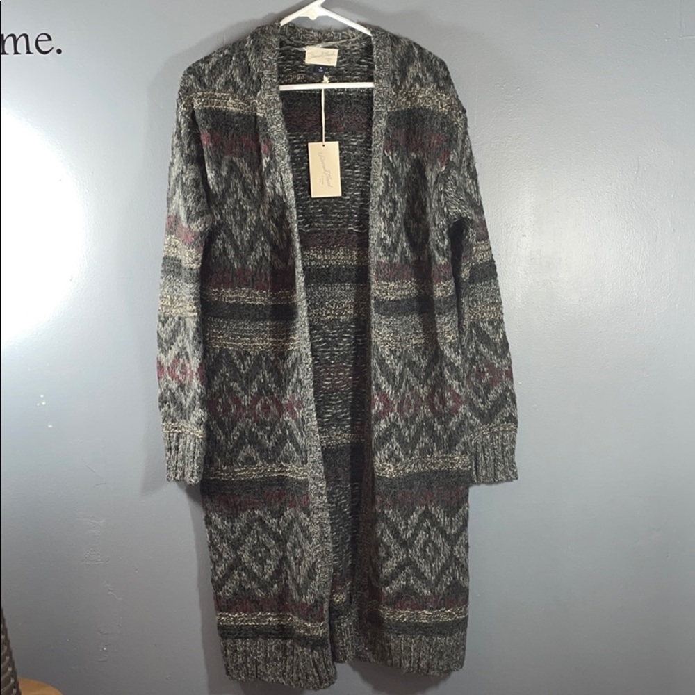Universal Thread Gray Long Cardigan Heavy